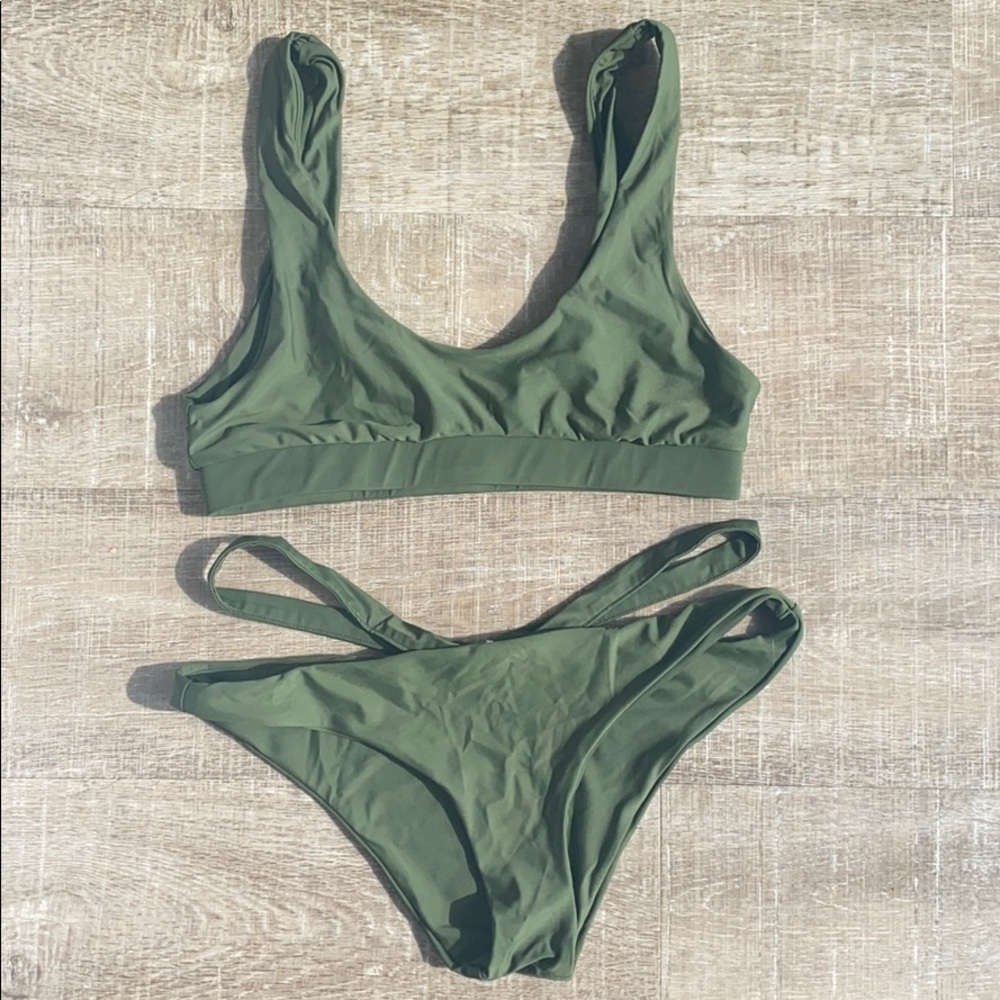 PAC sun army green bikini